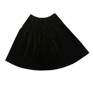 Minimal Velvet Skirt